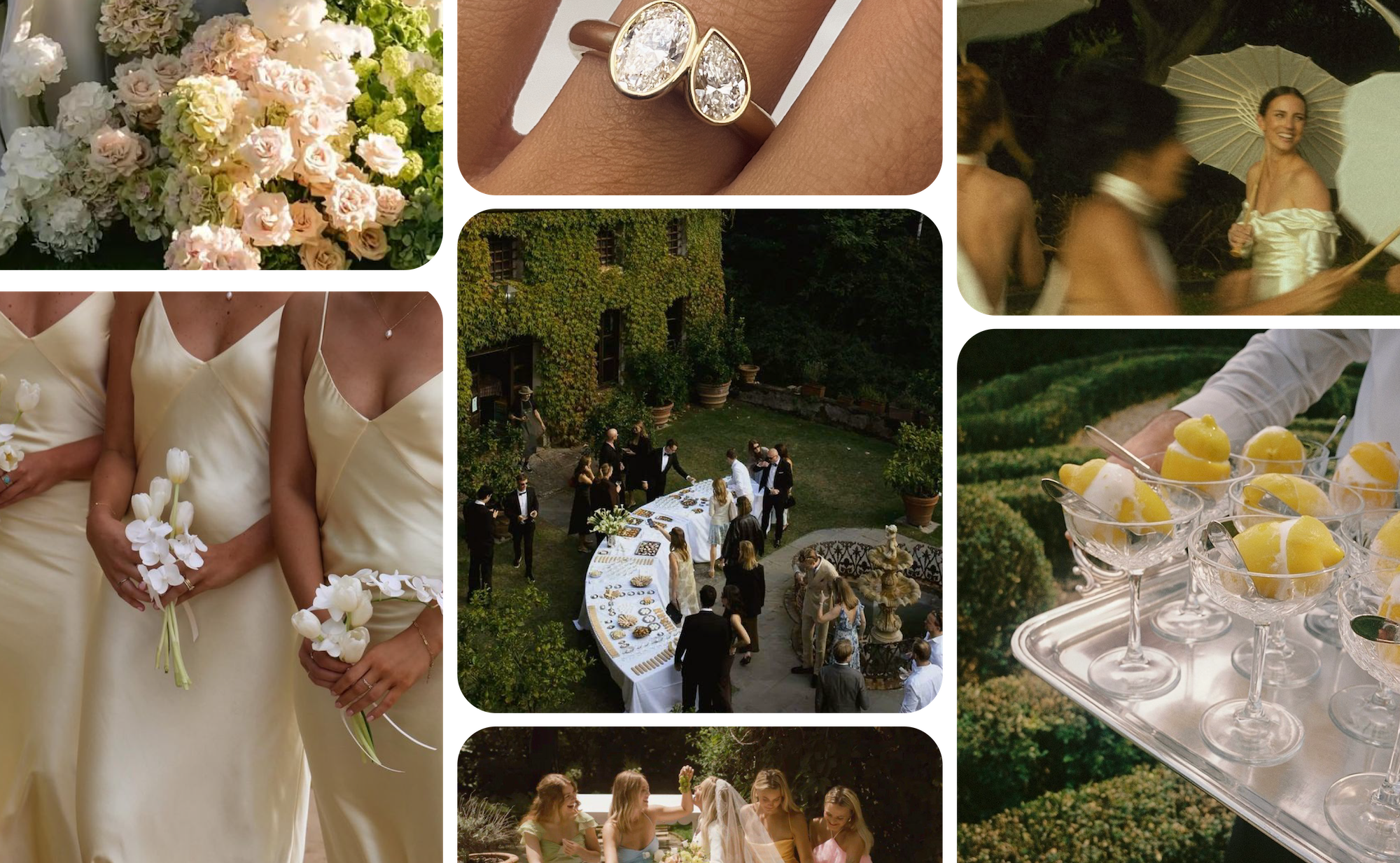 7 BRIDAL STYLES & THE ENGAGEMENT RINGS TO MATCH
