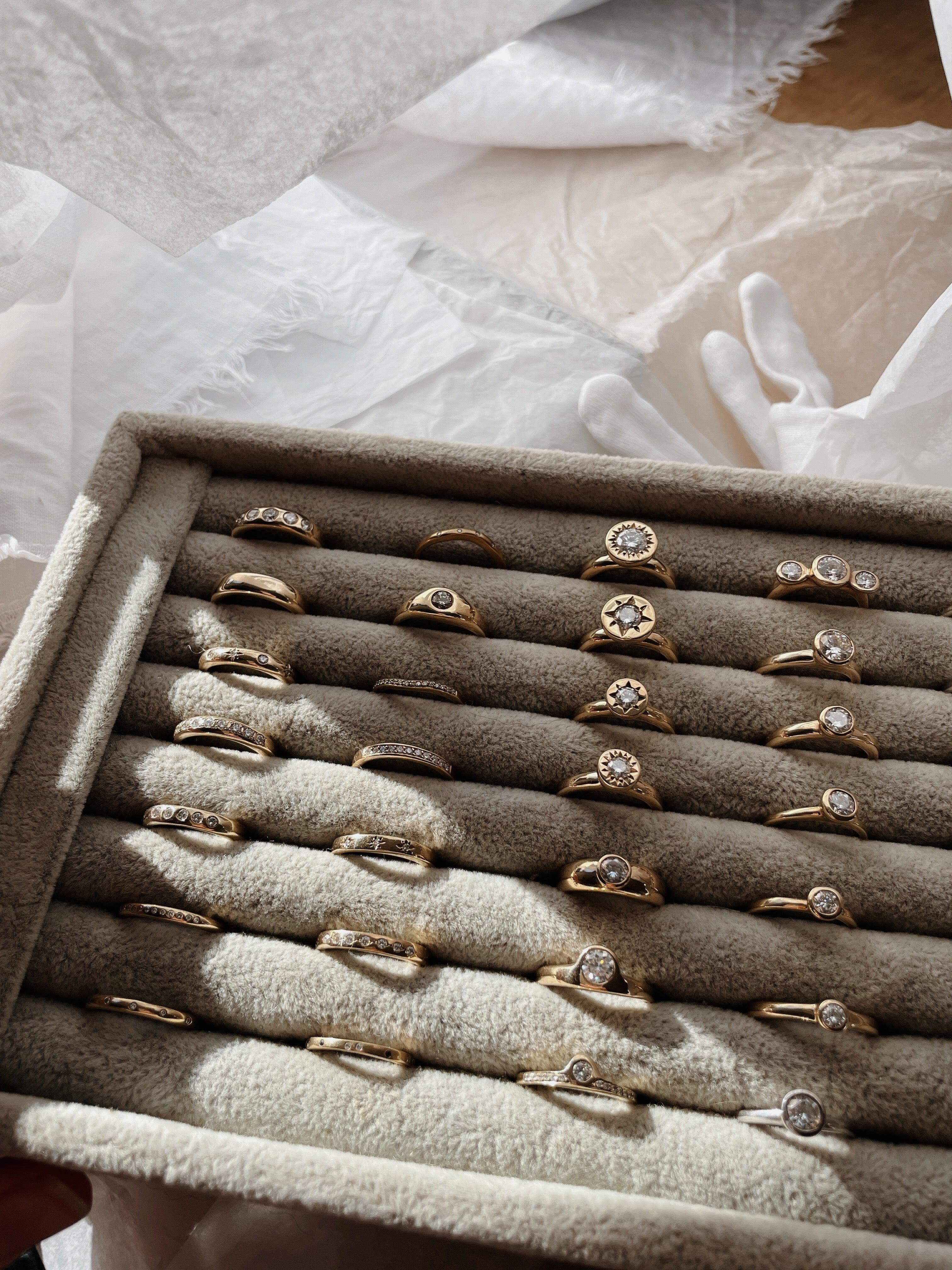 Handmade solid Gold fine jewellery Sydney Australia