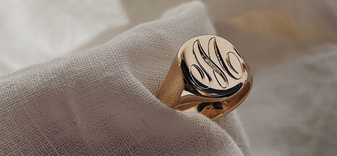 Craig's Hand Engraved Signet Ring - RUUSK