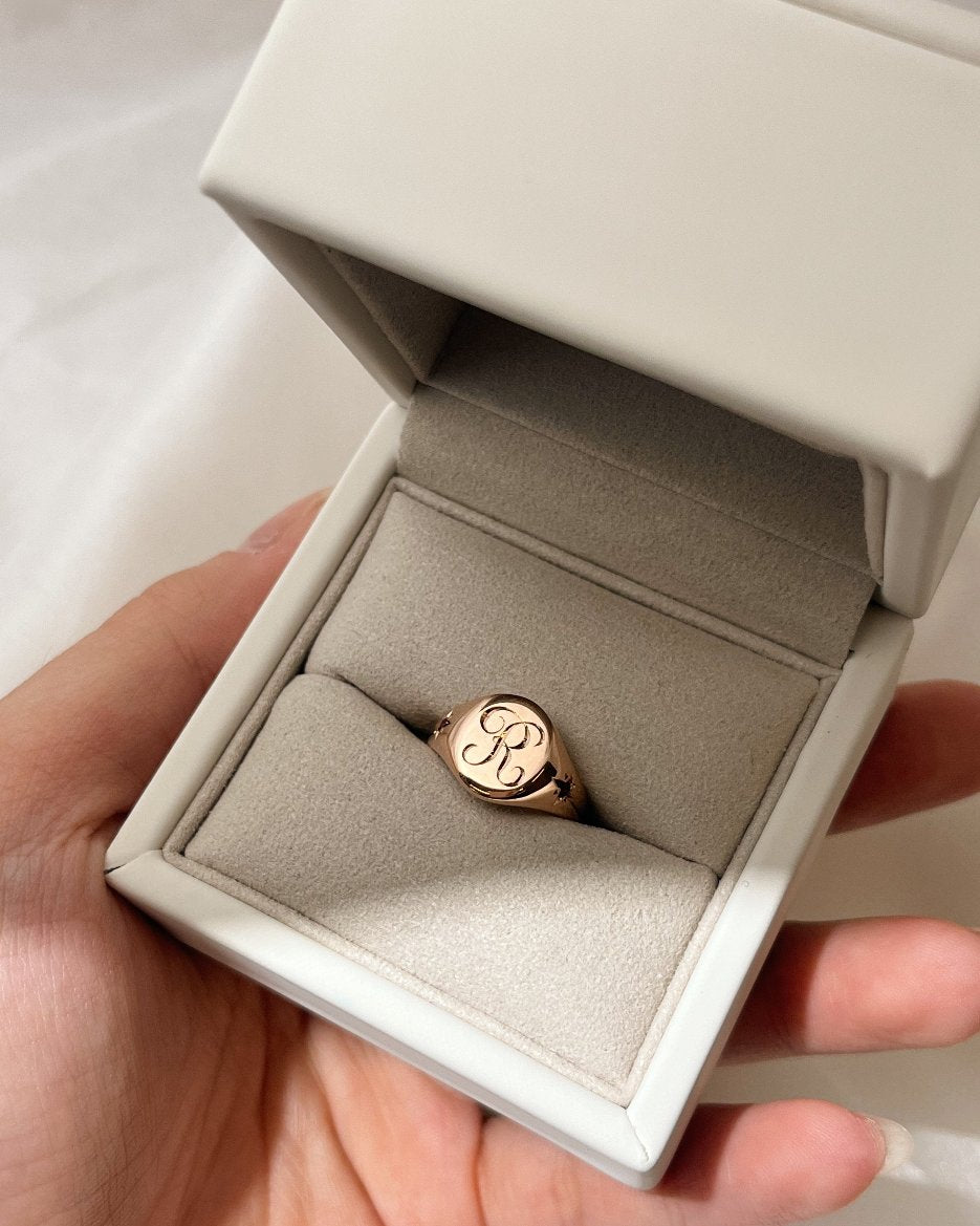 Hand Engraved Classic Small Signet