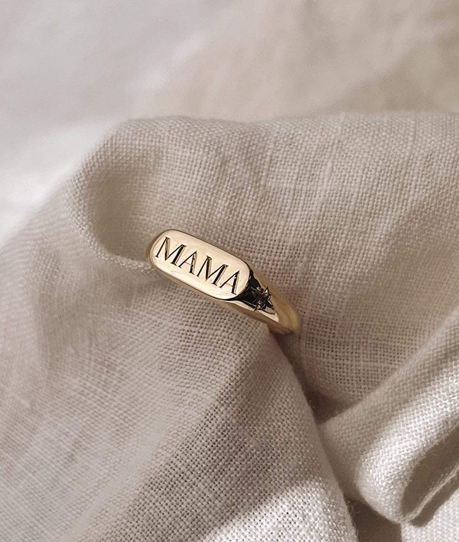 Hand Engraved MAMA Horizon Signet