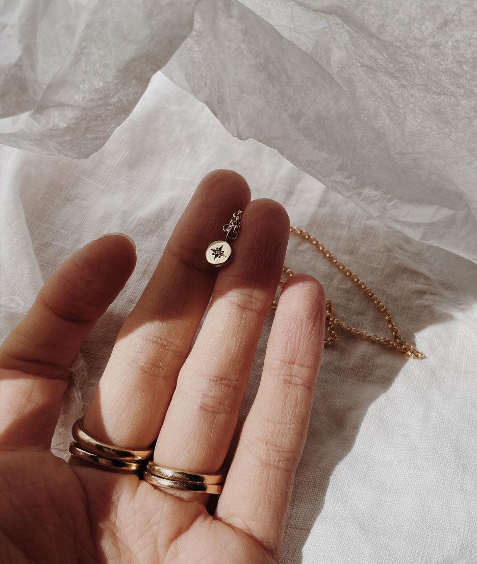 Tiny True North necklace - RUUSK