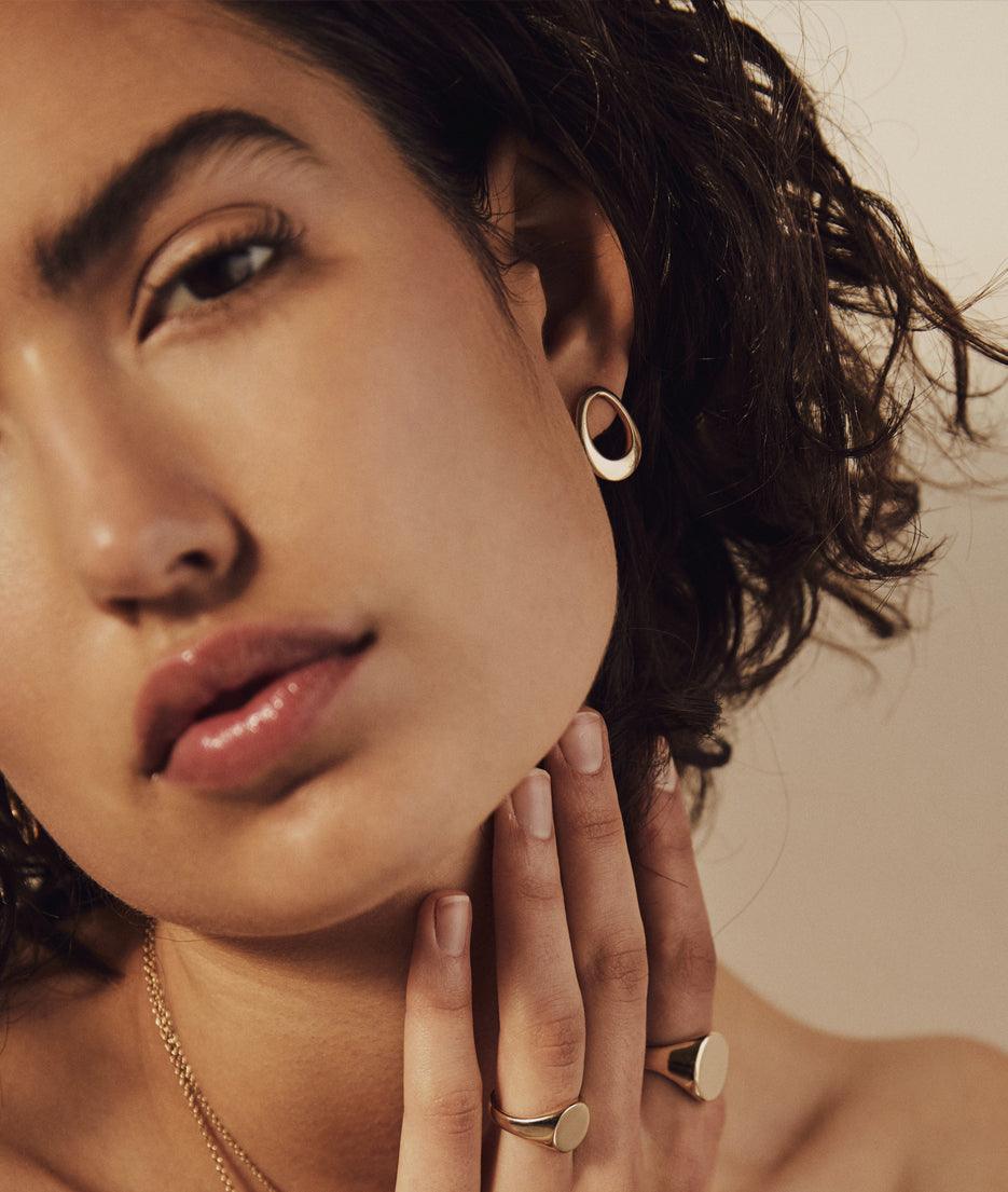 Small Organic earrings - RUUSK