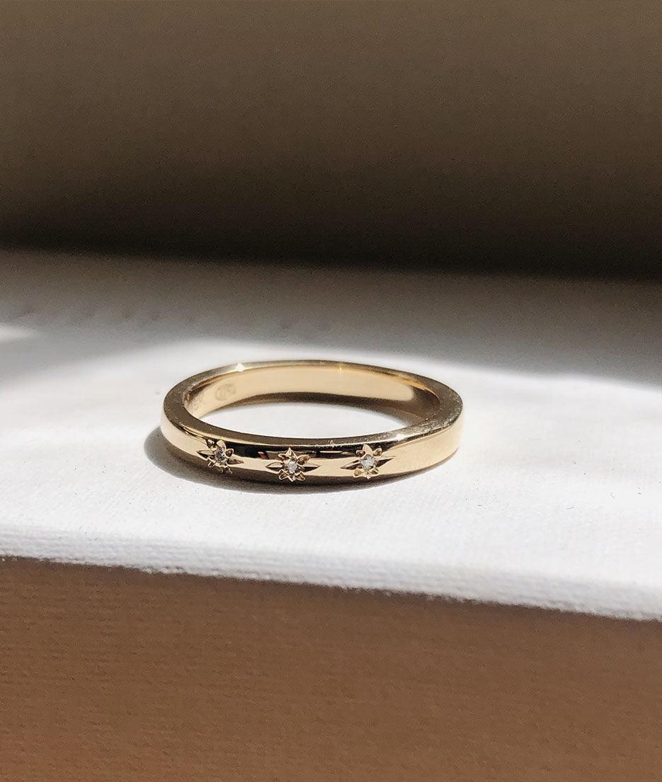 Star Thin Square ring - RUUSK