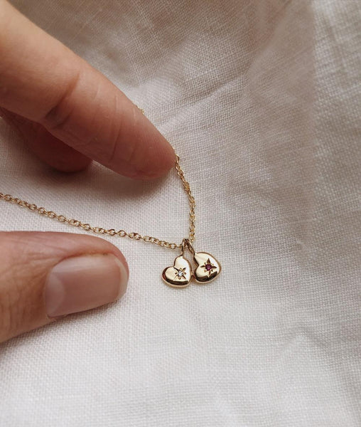 Tiny Heart Pendant Necklace – Adorned by Ruth