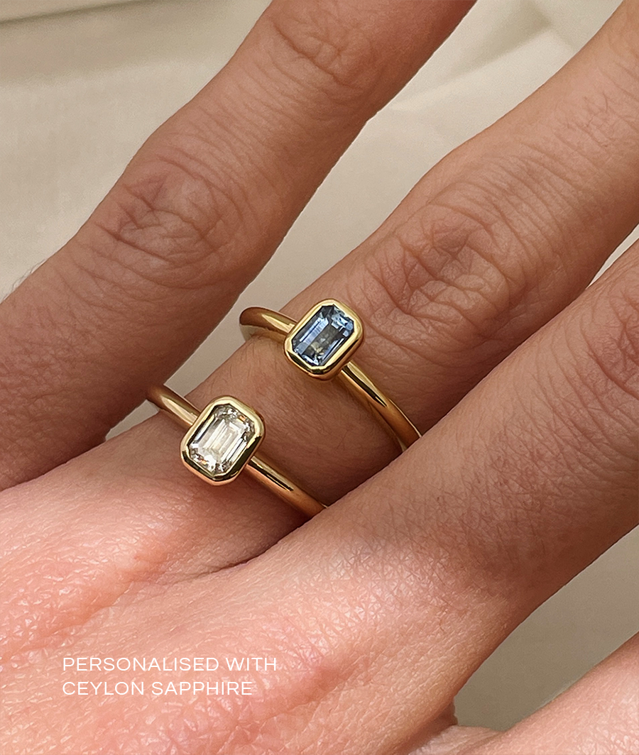 0.4CT Ceylon Sapphire Fine Solitaire