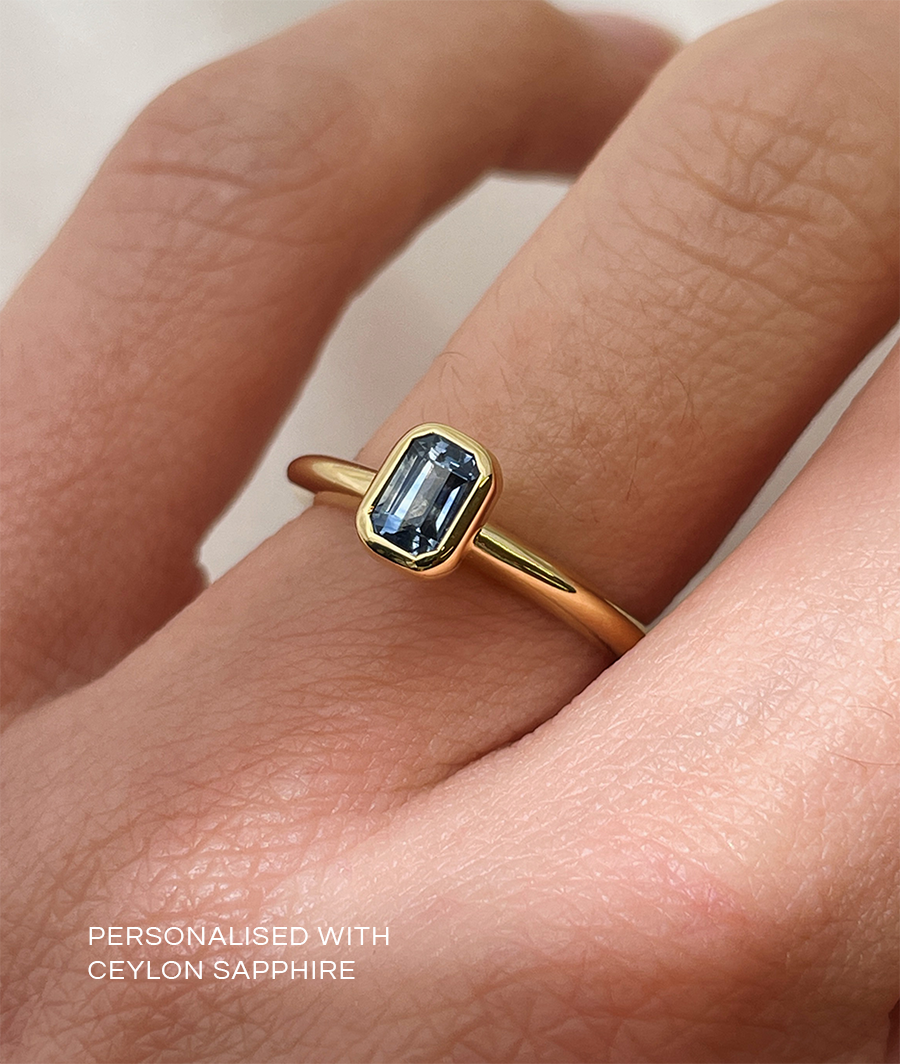 0.4ct Ceylon Sapphire Fine Solitaire