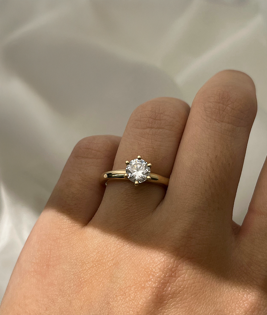 1ct Diamond Claw Solitaire