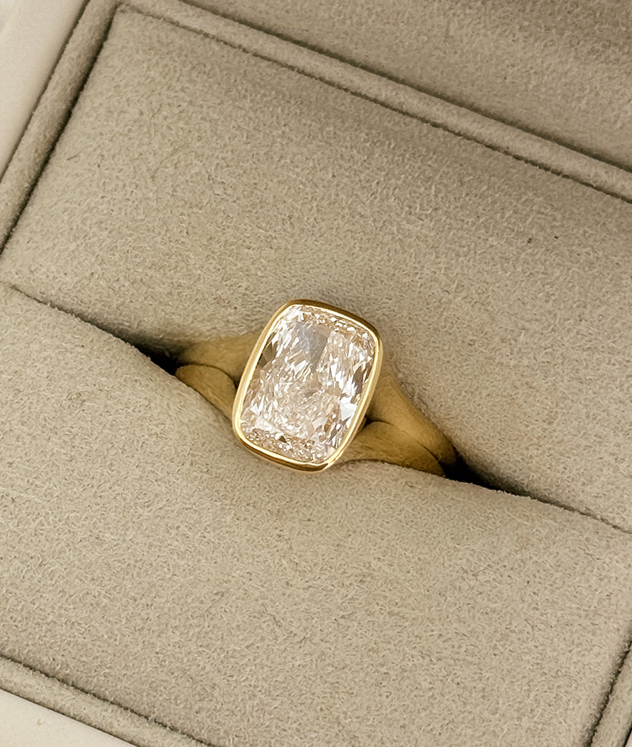 3ct Cushion Solitaire