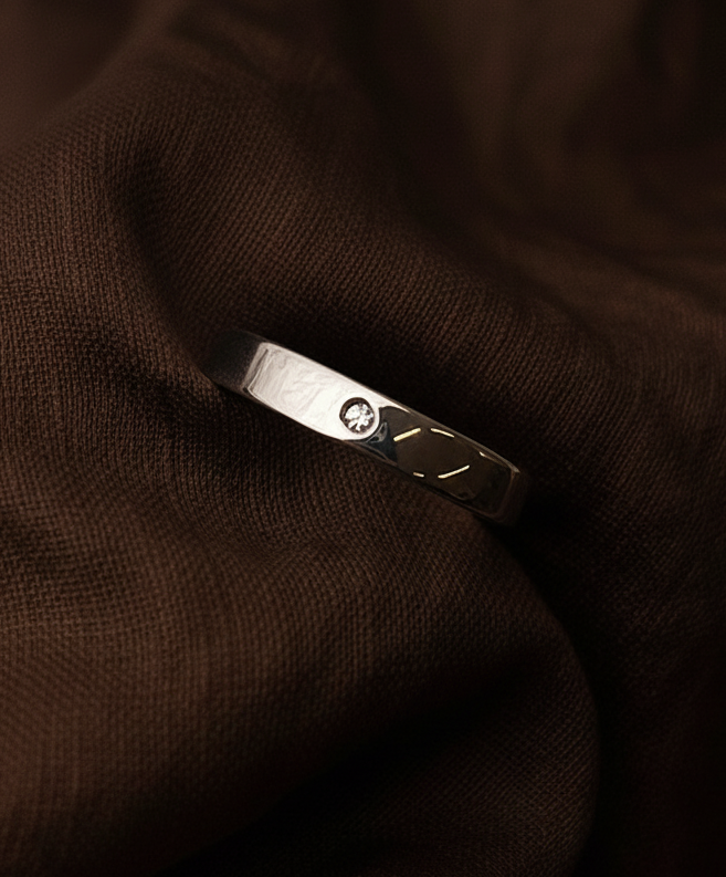 Men's Square Band 4mm