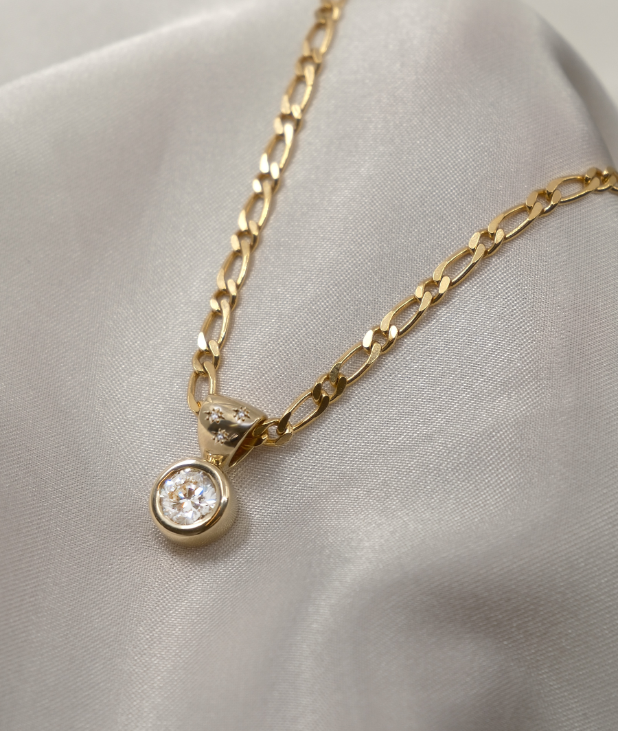 Aion Starburst Round Necklace