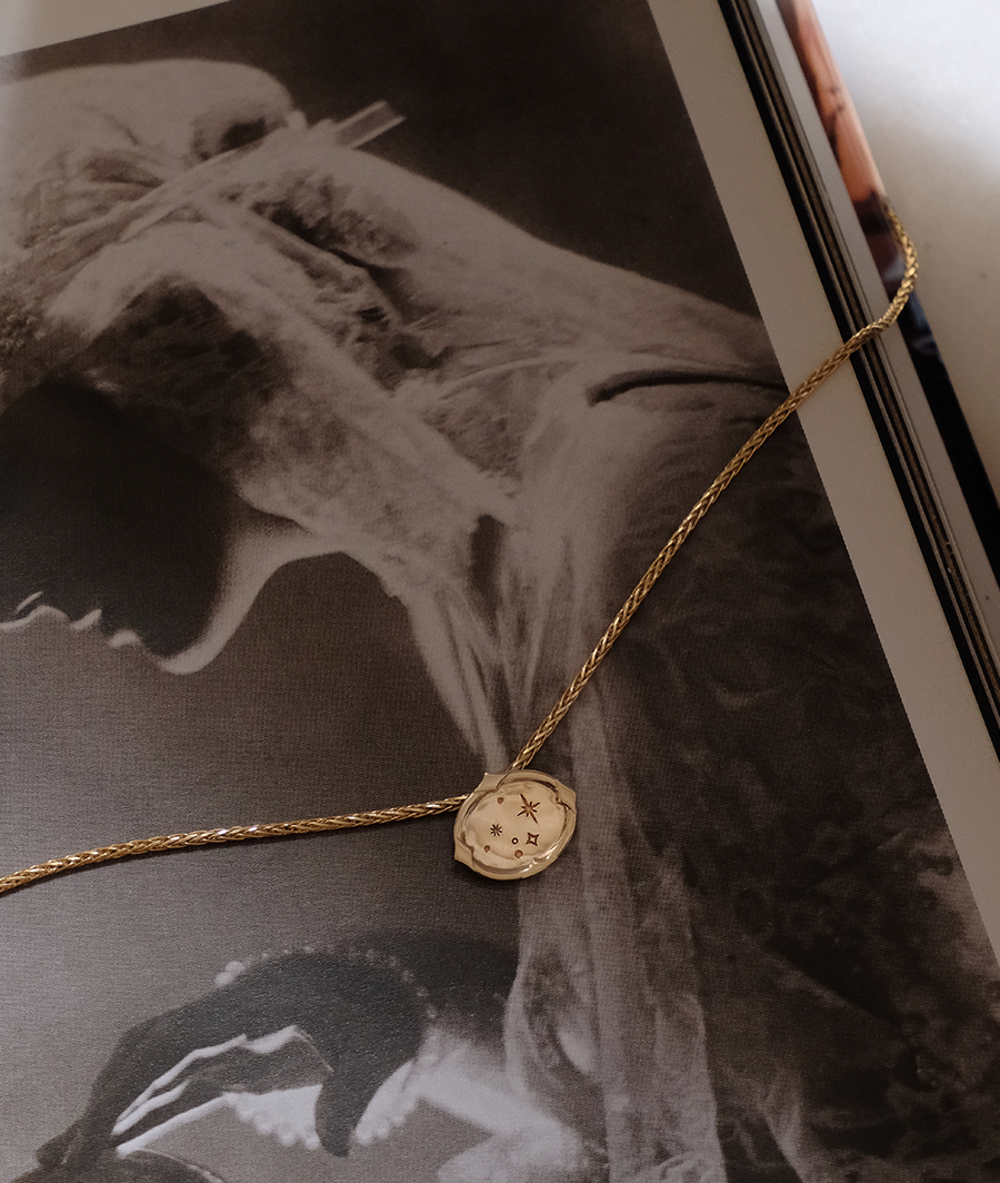 Starlight Slider Necklace with Constellation