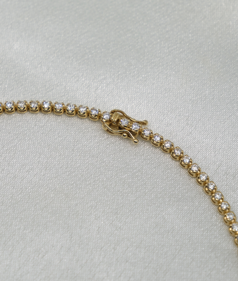 Crown Tennis Necklace