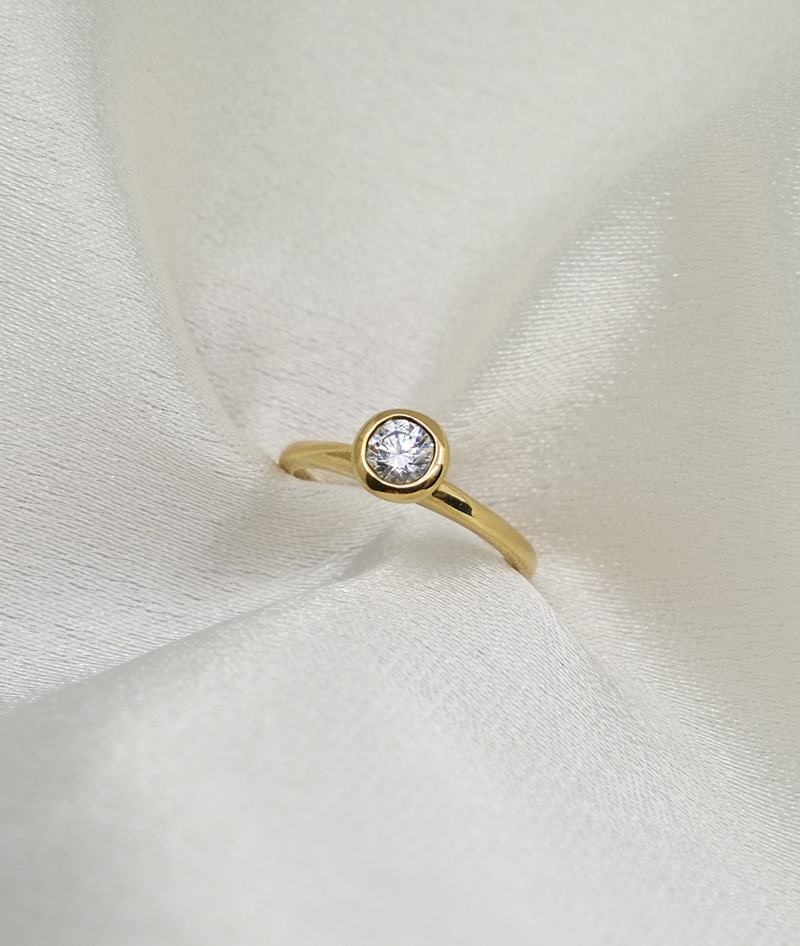Fine Round Diamond Solitaire