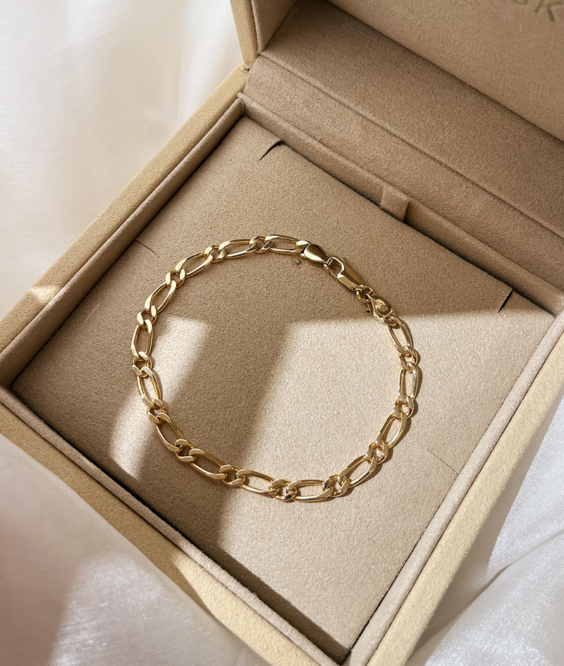 Large Figaro Bracelet Chain