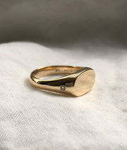 Men's Large Oval Signet