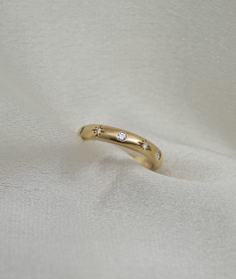 Moon & Stars Ring