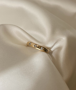 Moon & Stars ring