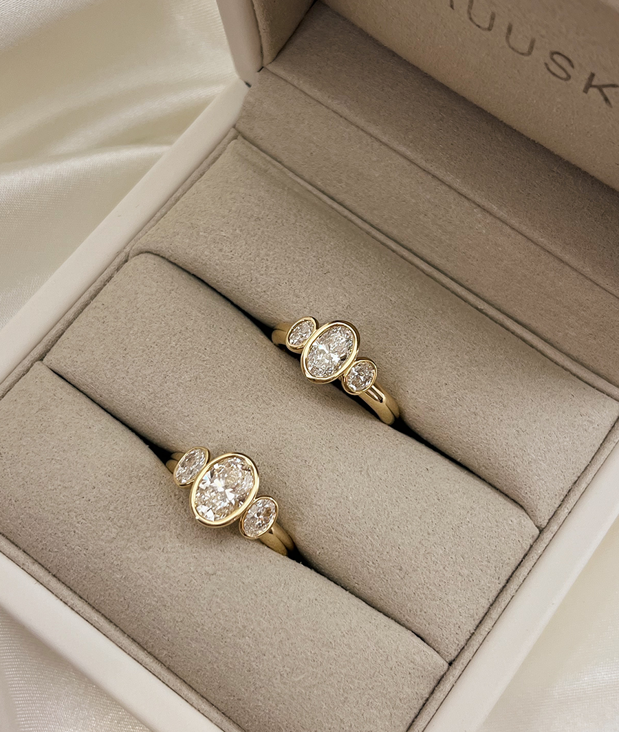 Small & Large Large Oval Trilogy Ring