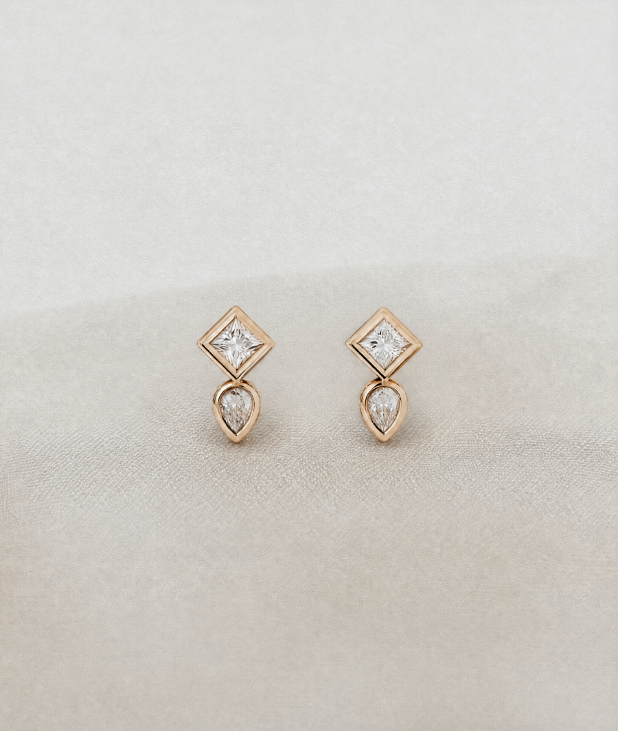 Relique Princess & Pear Studs