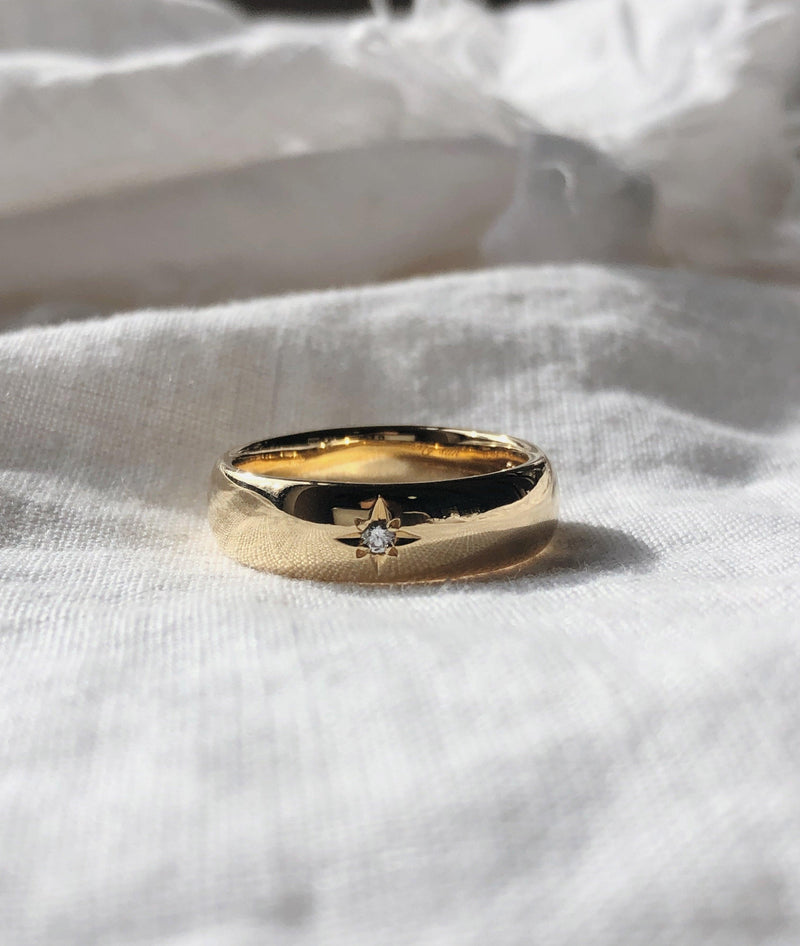 6.5mm-Round-Band-with-2mm-Star-set-Diamond