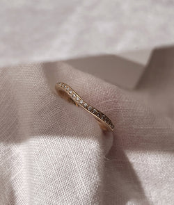 Diamond Wave ring