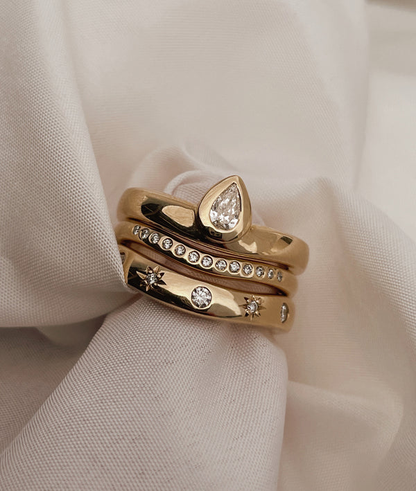 Moon & Stars Fiume ring