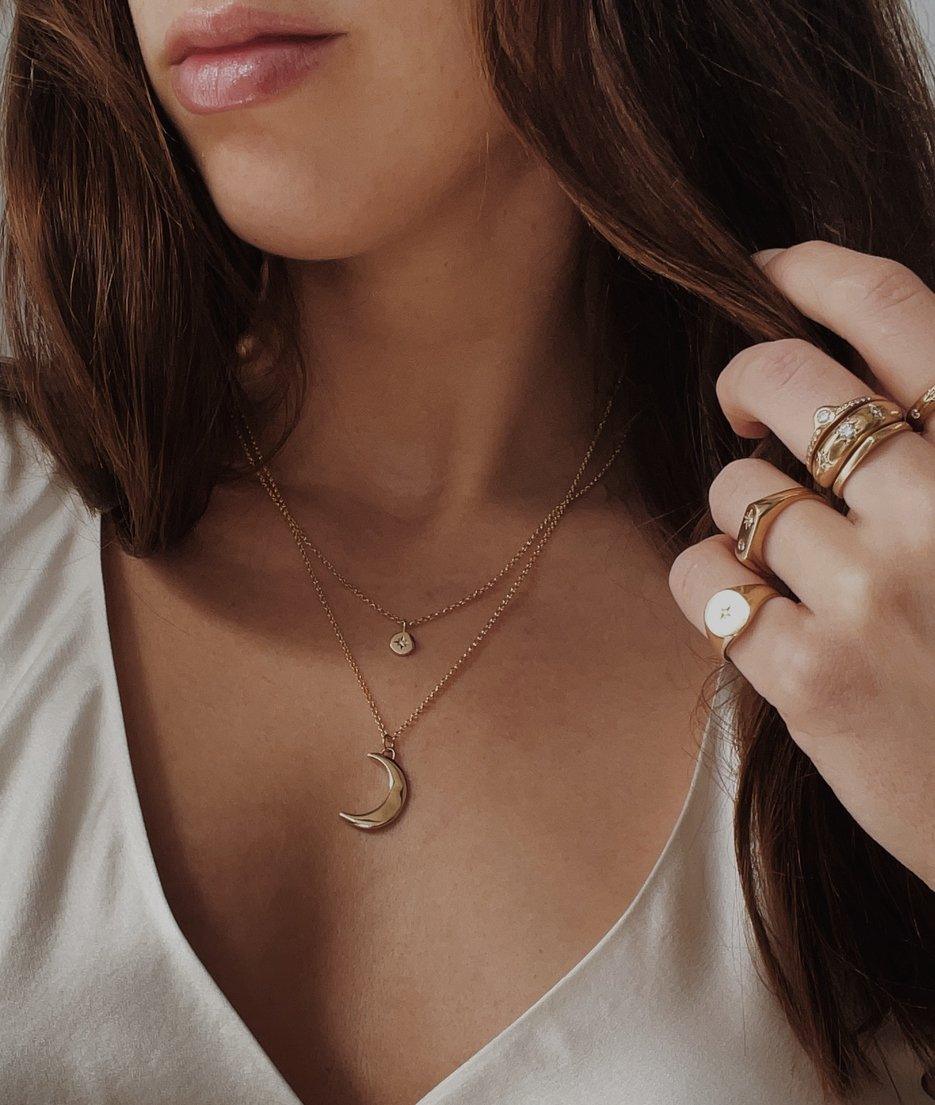 READYMADE Crescent Moon necklace