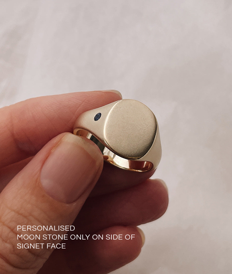 Men's Moon & Star Classic Signet