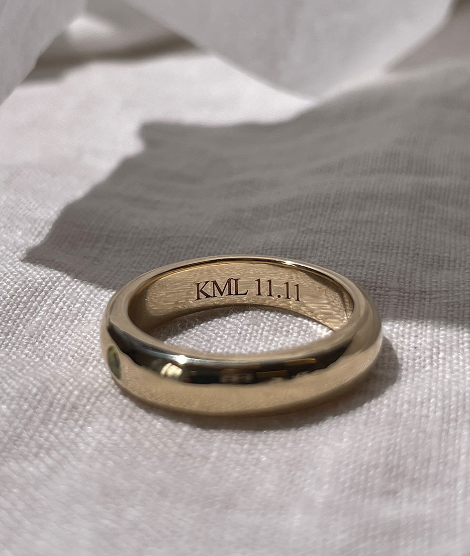 Moons 5mm Rounded Band
