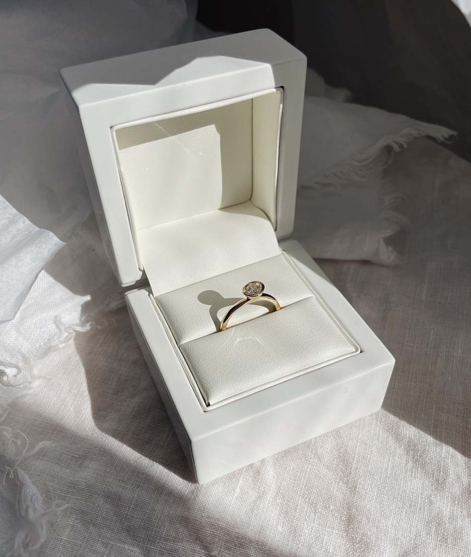 0.25ct Diamond Pebble Solitaire