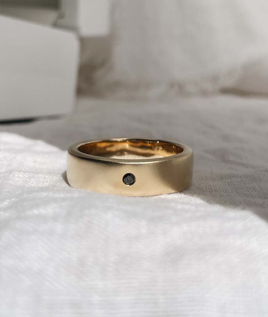 Men's 6.5mm Square Band