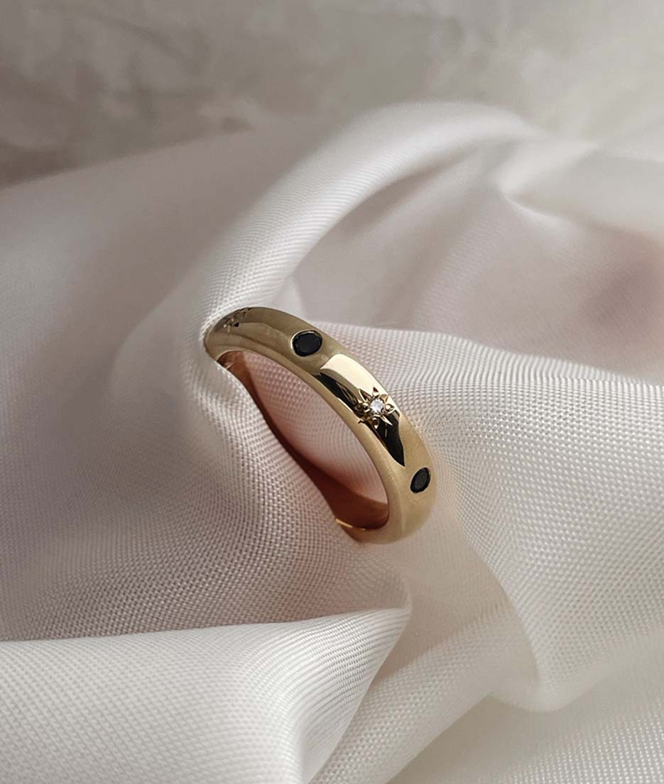 Moon & Stars Ring
