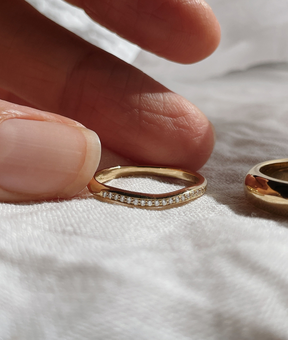 Shimmer Wave Ring