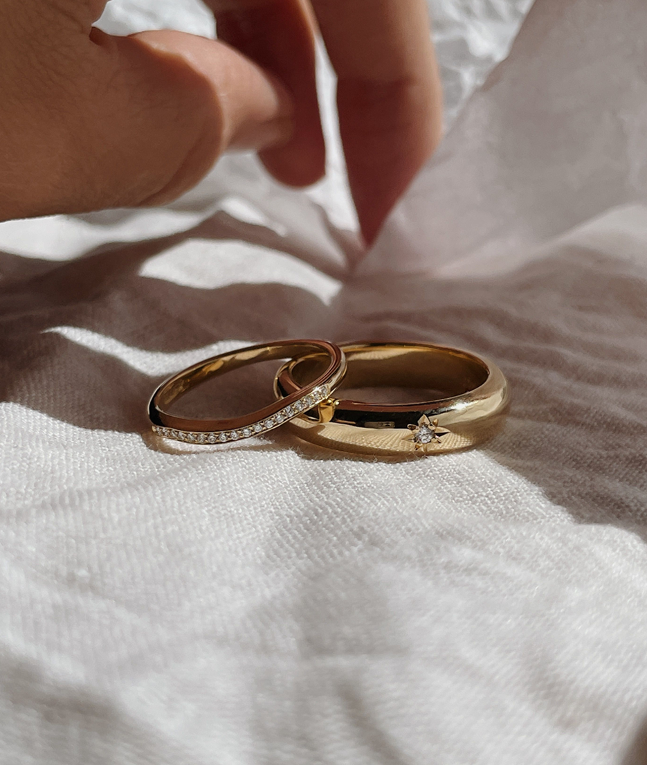 Shimmer Wave Ring