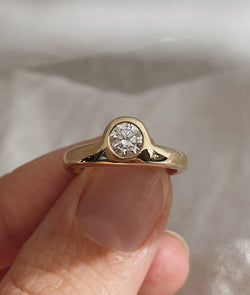 0.5ct Diamond Luna ring