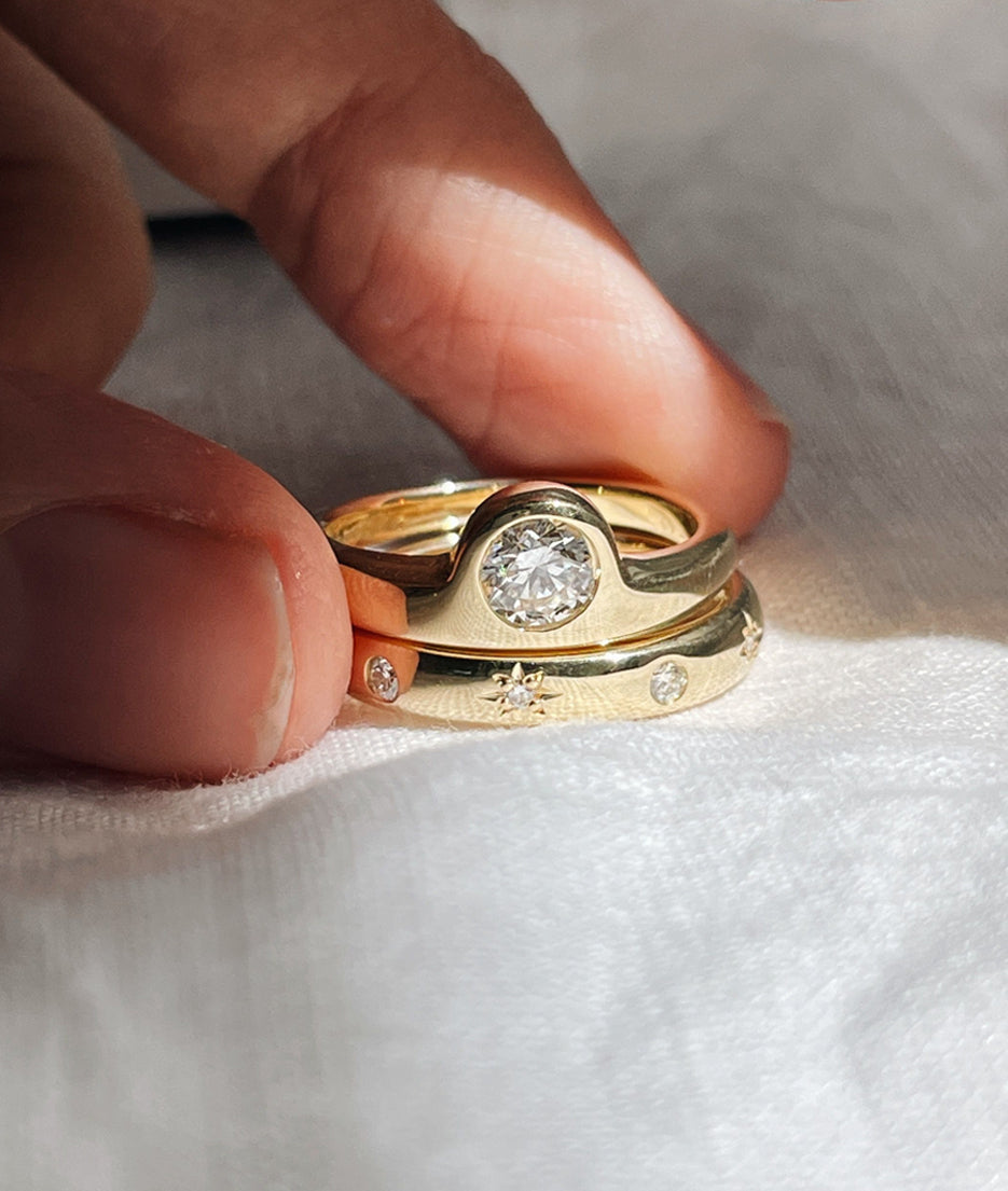 Moon & Stars Ring