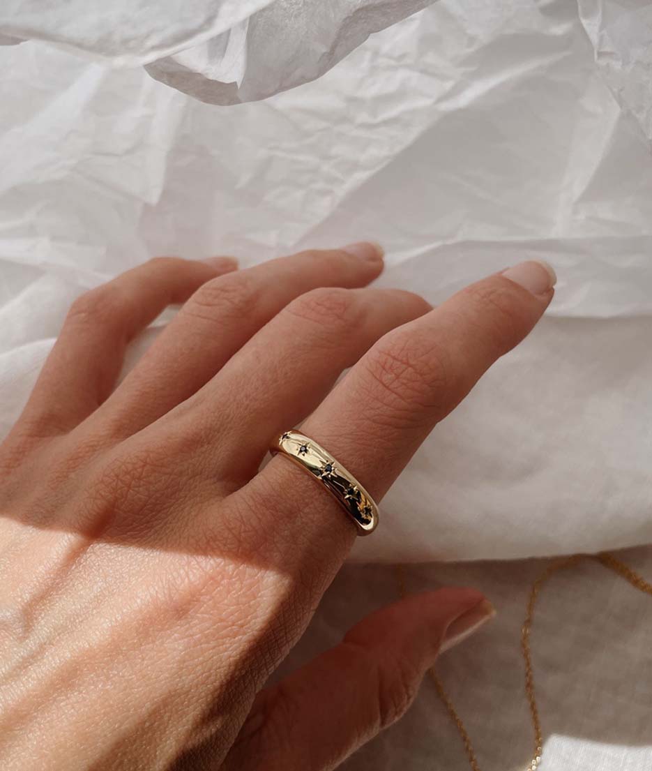 Starry 5mm Rounded Band