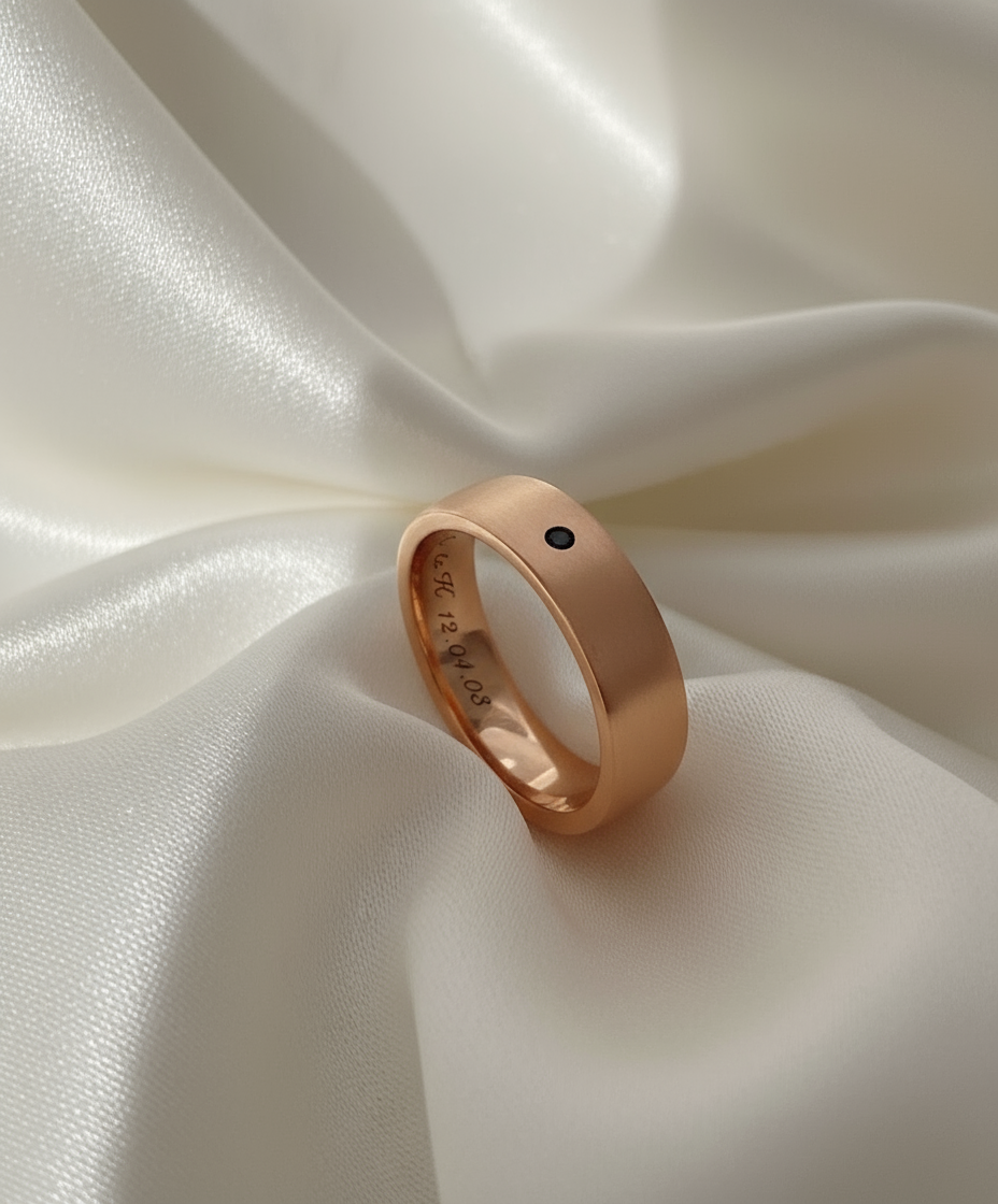 Men's Square Band 6.5mm