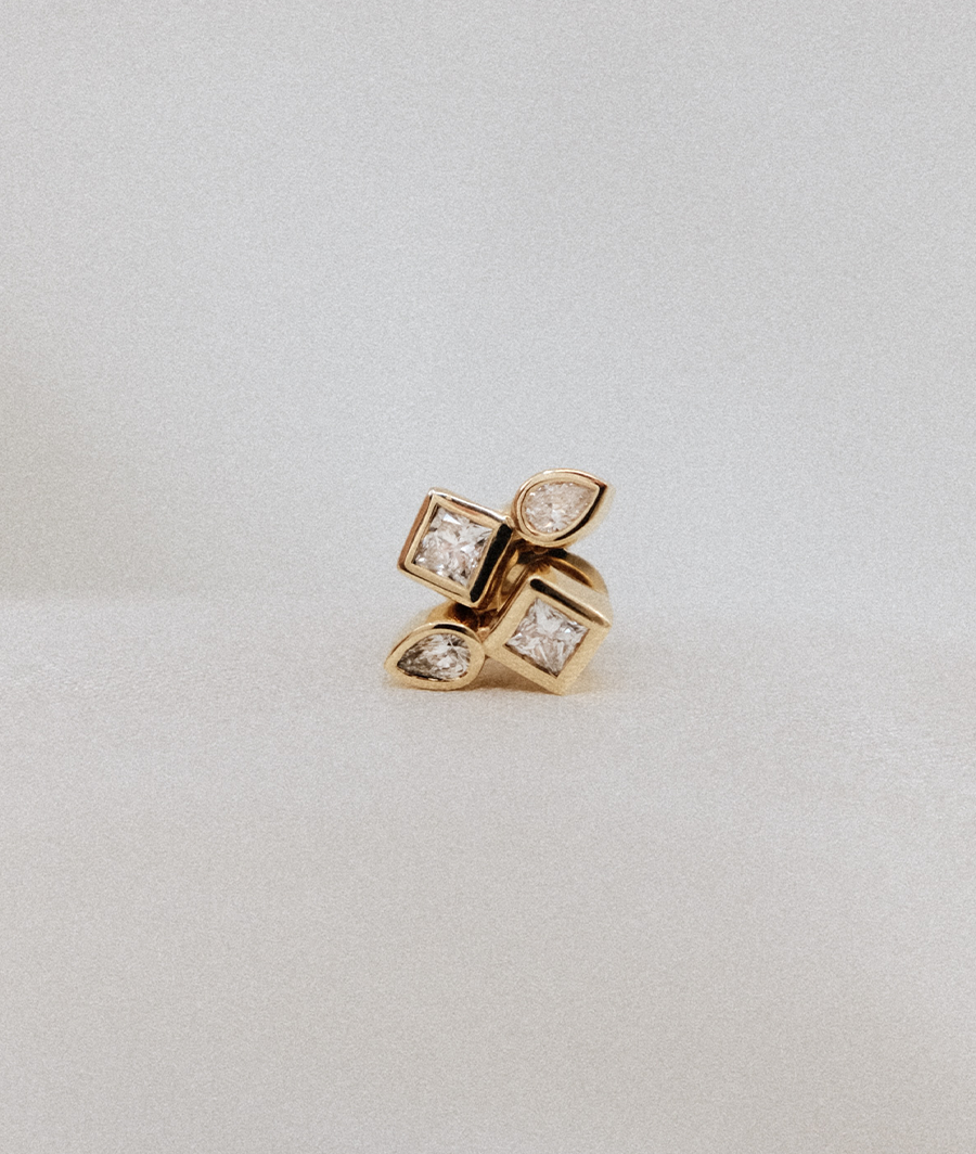 Relique Princess & Pear Studs