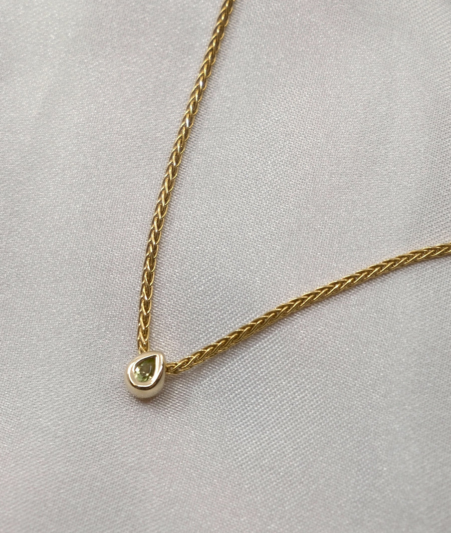 Relique Slider Pear Necklace