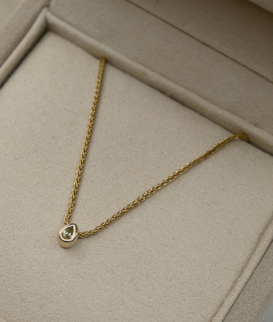Relique Slider Pear Necklace