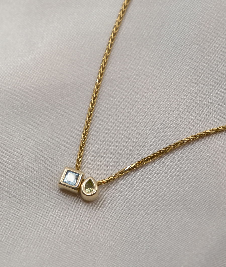 Relique Slider Pear Necklace