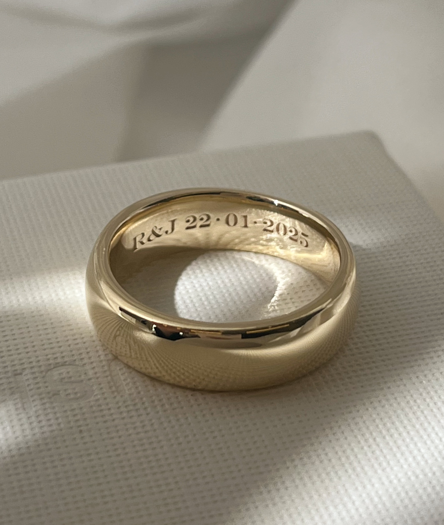 Men's Rounded Band 6.5mm