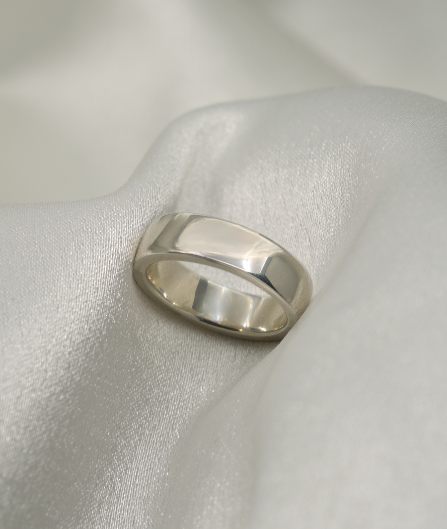 Men's Square Band 6.5mm