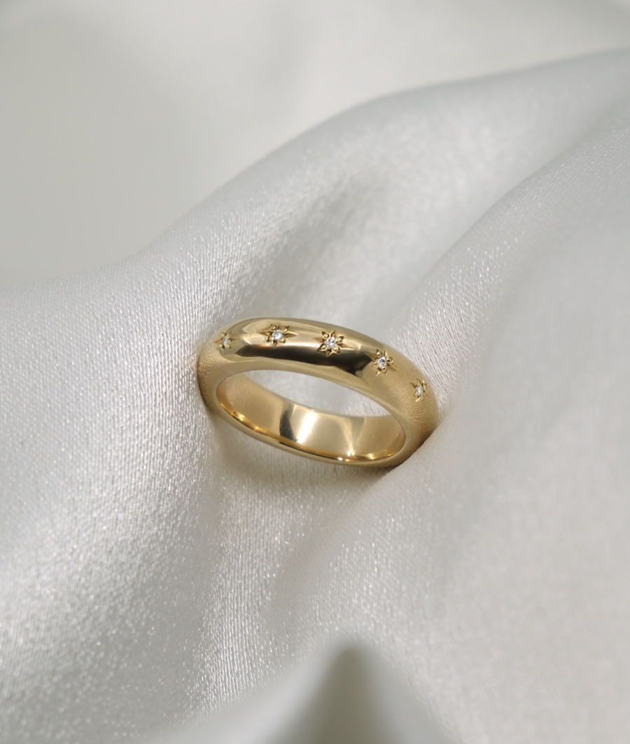 Starry 5mm Rounded Band