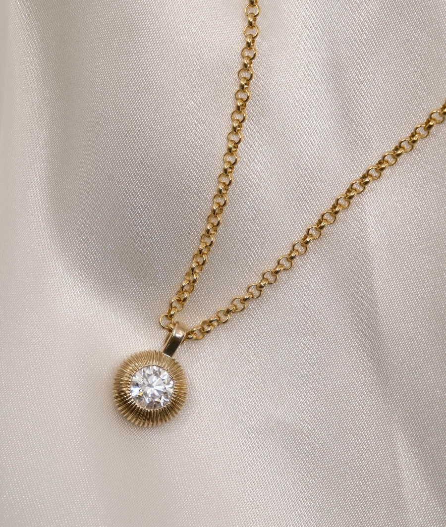 Talisman Necklace Large with Stone