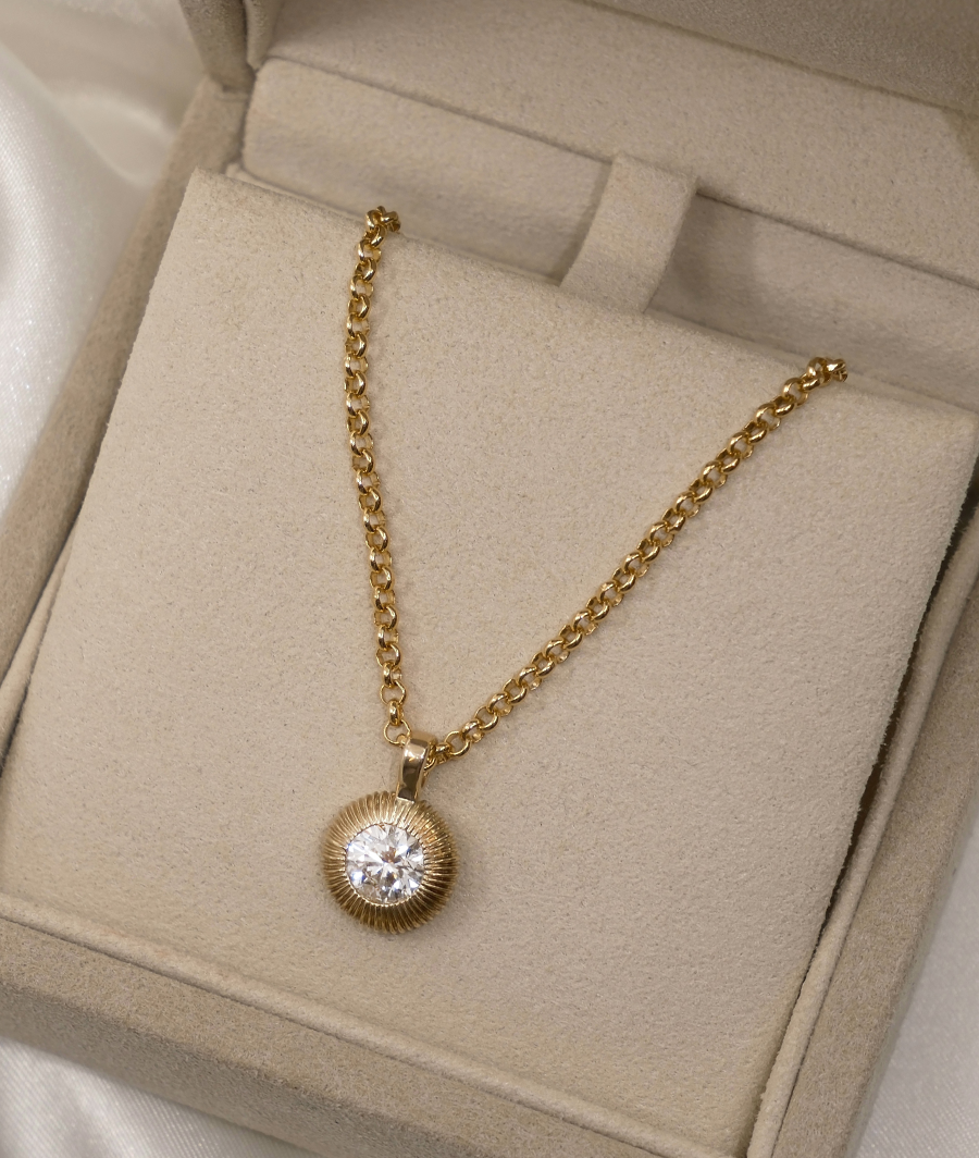 Talisman Necklace Large with Stone