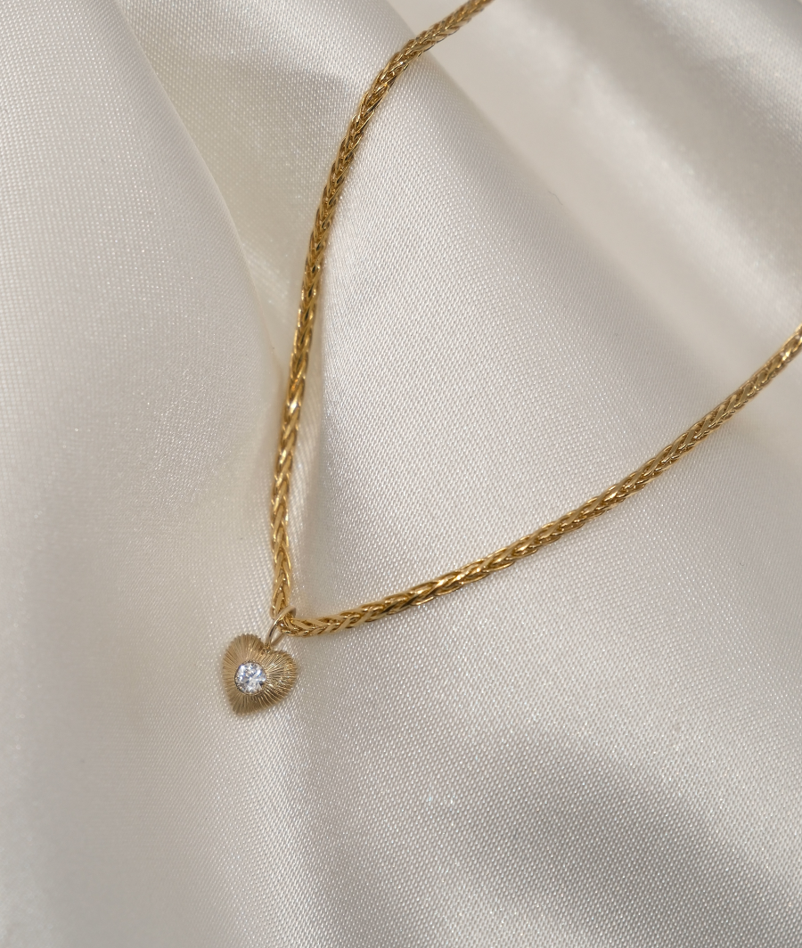 Talisman Small Heart with Stone