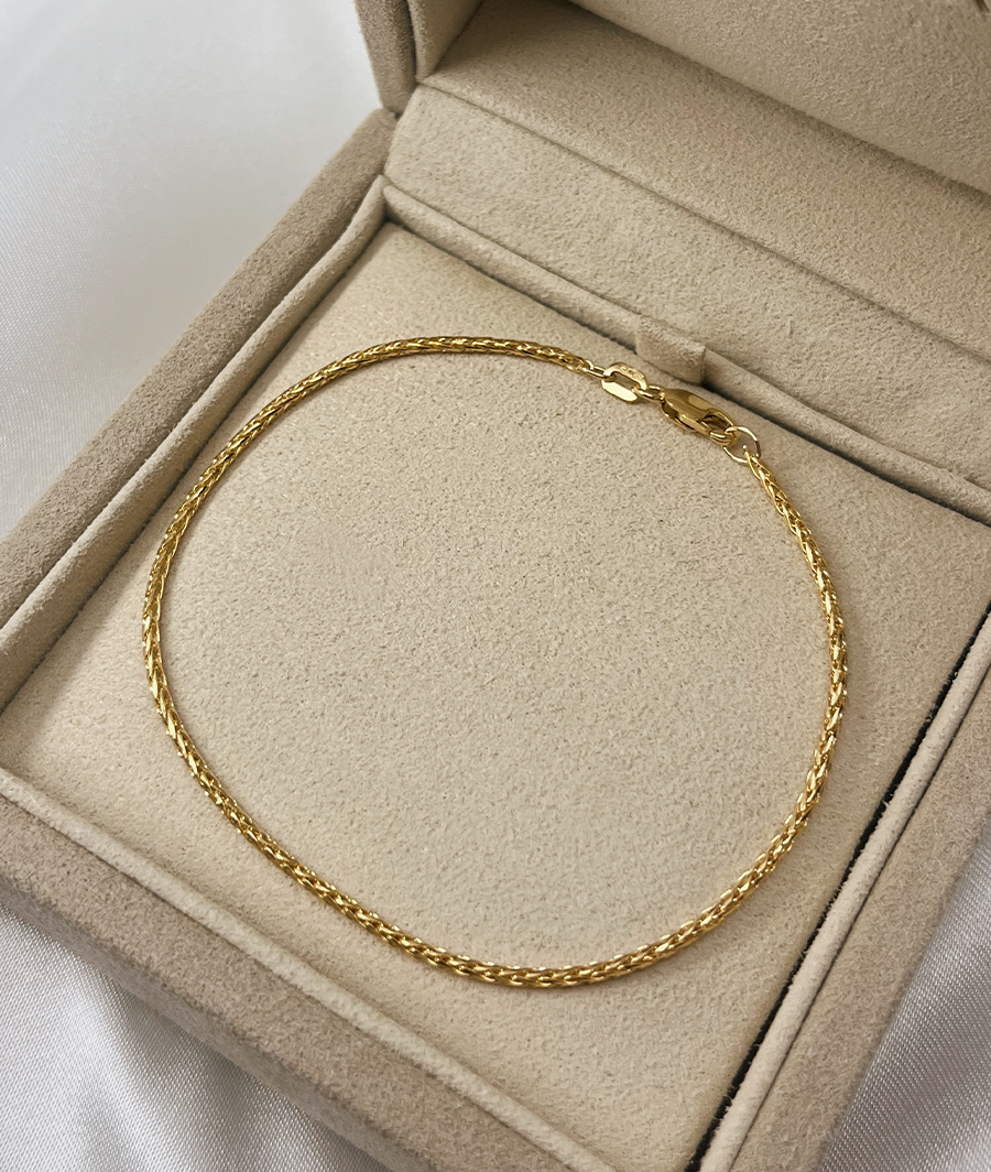 RUUSK Wheat Bracelet Chain